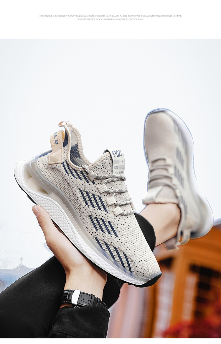Vier Jahreszeiten neue koreanische Jugend Trend Herrenschuhe Low-Top-Outwear sportliche Freizeitschuhe einteilige Alternative_voghion.com