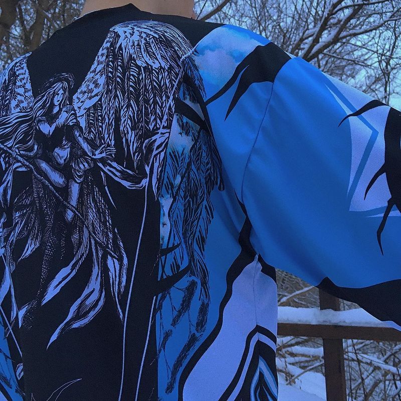 Herrenbekleidung Devil Wings Doppelseitiger Vollkleidungsdruck Y2k Lose Unisex Langarm-T-Shirt_voghion.com