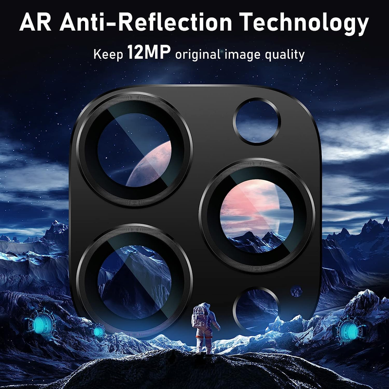 Kameraobjektivschutz Metallring Gehärtete Glasabdeckung für iPhone 14 Pluw 13 Pro Max 12 11 iPhone14 14Pro Schutzzubehör_voghion.com