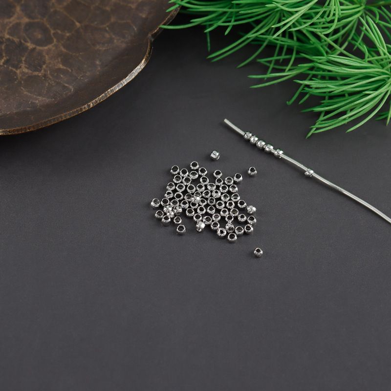 1 Set 2,4*1,5mm Kupfer Einfarbig Poliert Perlen Schmuck Zubehör_voghion.com