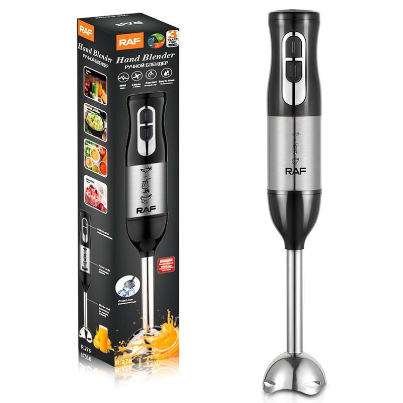 RAF Handheld Elektrische Blender, RVS Staafmixer voor de Keuken, Multifunctioneel Kookgereedschap voor Soepen, Sauzen en Smoothies_voghion.com