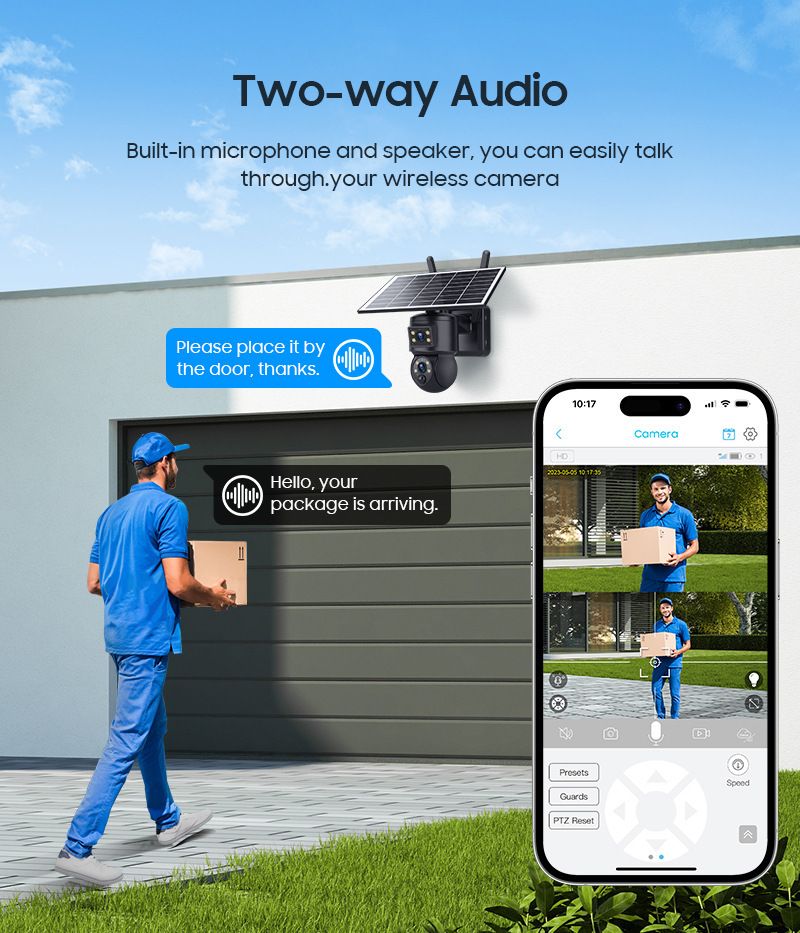 4G päikesekaamera 6MP HD välise juhtmevaba WiFi-püstolkuuliga kaamera eramudel_voghion.com