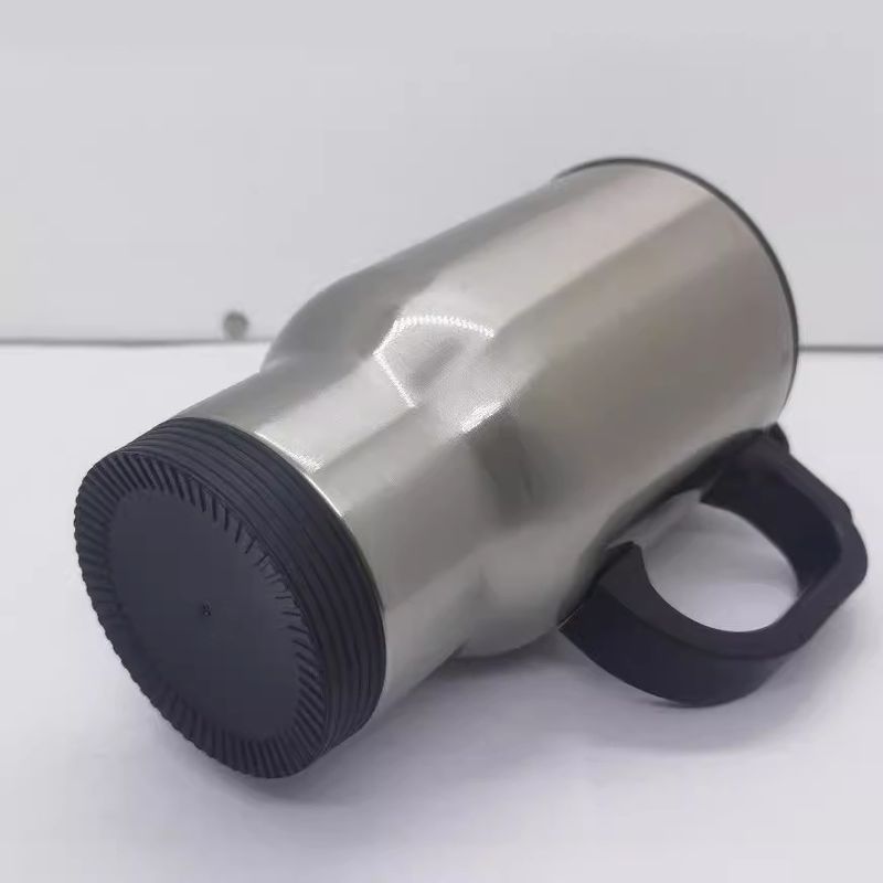 Export 304 Stainless Steel Heat Transfer Car Cup Handle, Grenade Shape With Plastic Base_voghion.com