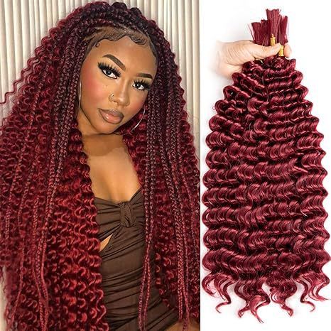 Extensions de cheveux ondulés au crochet – Synthétiques, pour hommes et femmes, faciles à coiffer_voghion.com