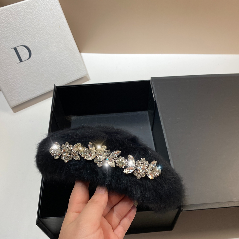Béret de luxe en cheveux de lapin et diamant d'eau, petit groupe léger français, mode Version coréenne, chapeau octogonal étranger, automne_voghion.com