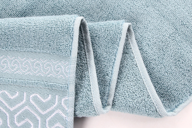 【Asciugamano in puro cotone】 Asciugamano grande jacquard ricamato per il lavaggio del viso che assorbe l'acqua addensato per uso domestico per adulti_voghion.com