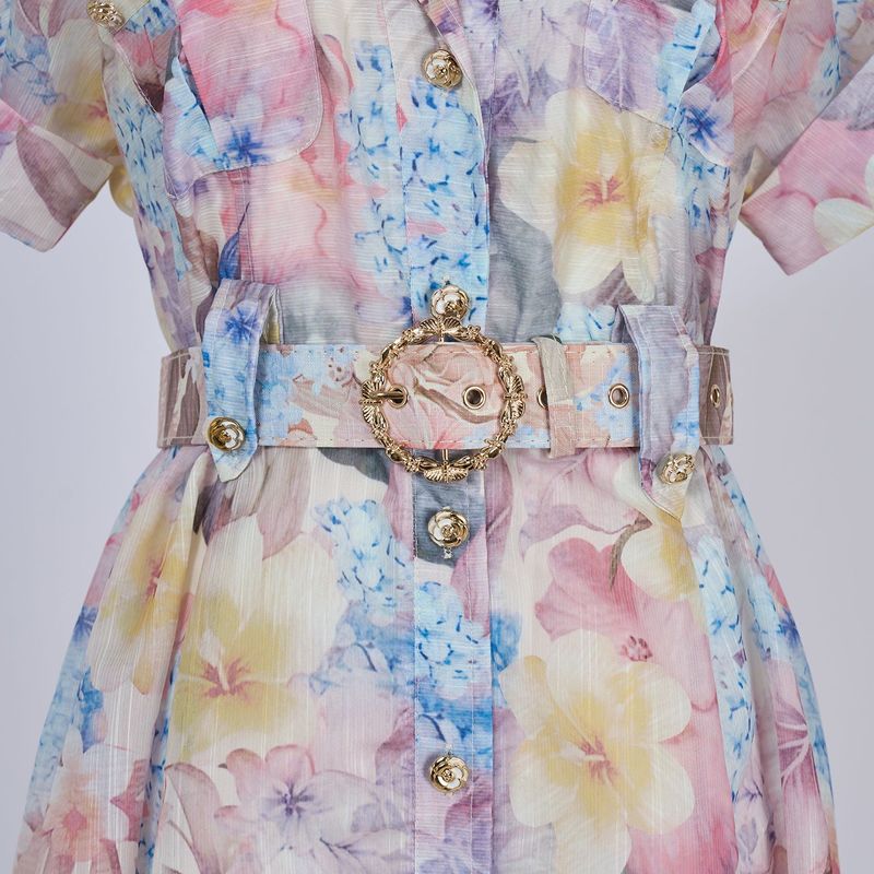 Abito da donna in due pezzi, in seta e lino, con bottoni, stile palazzo retrò, gonna lunga_voghion.com