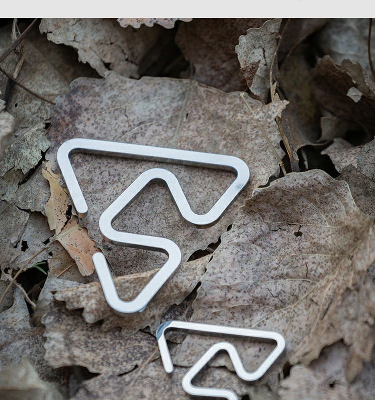 Outdoor-Edelstahl, rutschfest, ultraleicht, multifunktional, leicht, wendbar, S-förmiger Haken, Campingzubehör_voghion.com