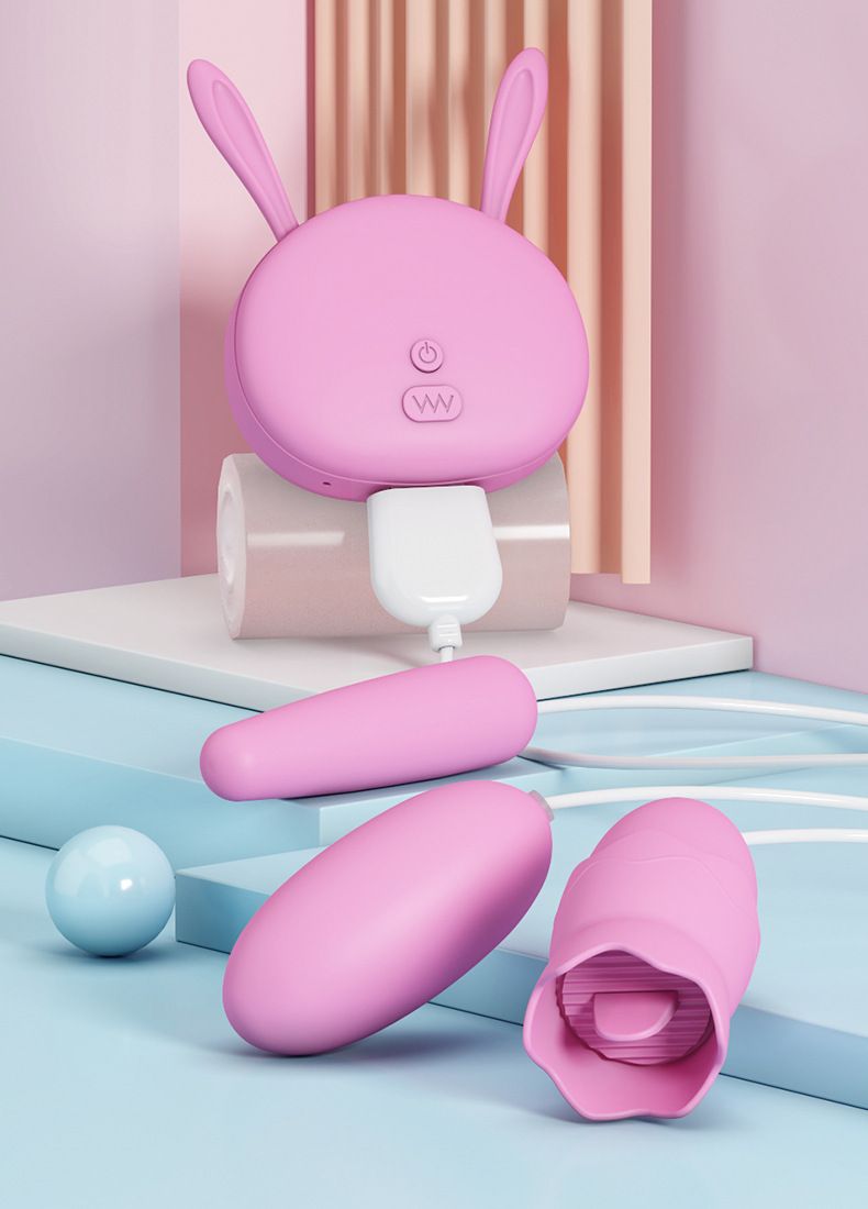 Džiuba uzlādes mēles laizīšanas dubultlēkšanas olas klitora G punkta krūšu vibrācijas krūšu masāžas sieviešu masturbators_voghion.com