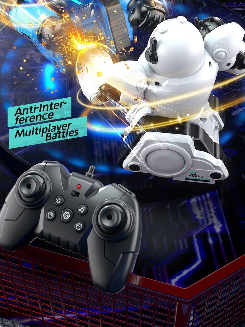 Hračky a hry JJRC Nový R30 Box pro dva hráče Bojový robot na dálkové ovládání Rodič pro děti Dítě Interaktivní hračka Robot_voghion.com