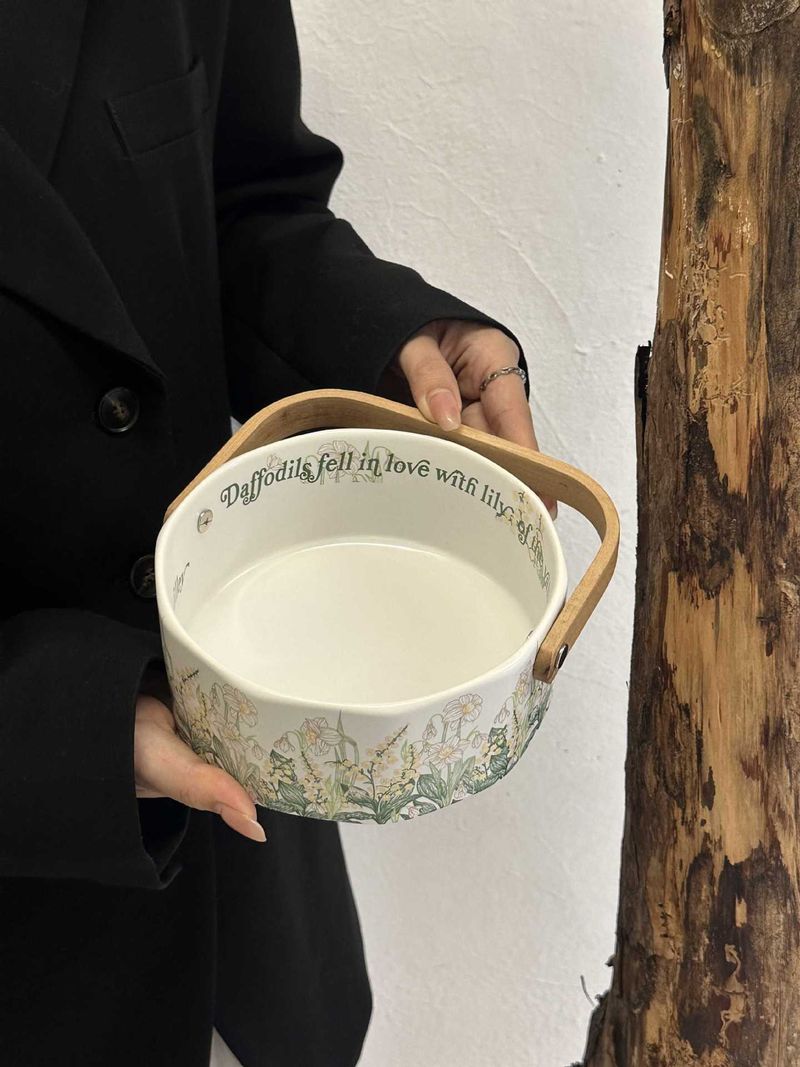 Carillon a vento di lusso di alta qualità, in ceramica, con cesto di frutta portatile, per la casa, tavolino da caffè, piatto per snack da tè pomeridiano, regalo_voghion.com