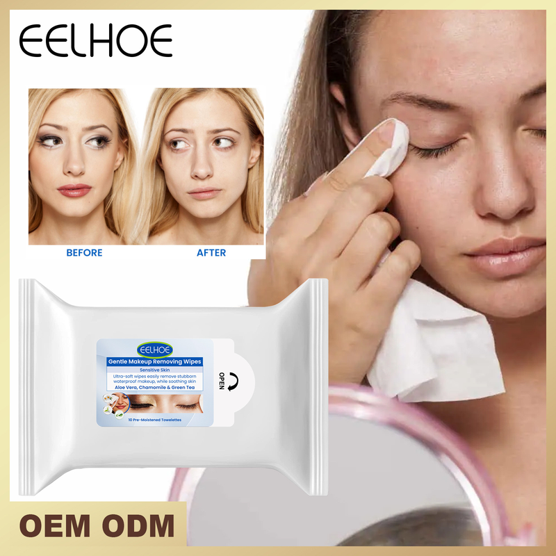 EELHOE Sanftes, gründliches Reinigt Gesicht, Augen, Lippen und Make-up. Sanftes, erfrischendes, nicht reizendes Make-up-Entfernungstuch_voghion.com