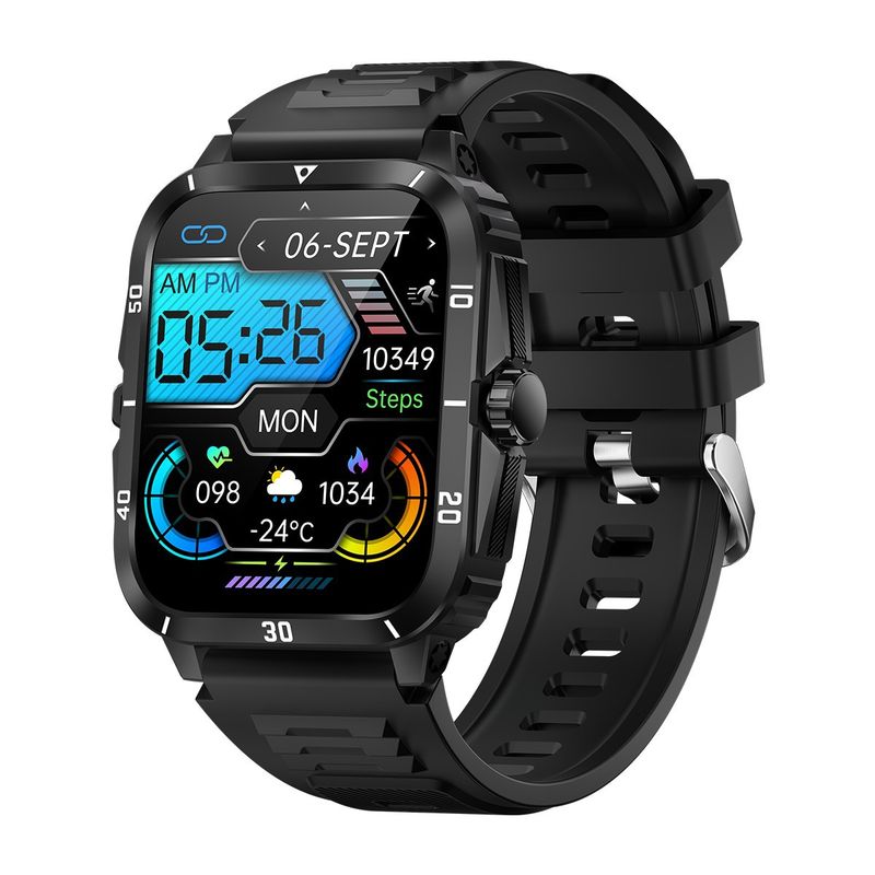 Trendy Items New KT71 Smart 3m Deep Waterproof Heart Rate Blood Pressure Outdoor Three-Proof Sports Bluetooth Call Watch_voghion.com