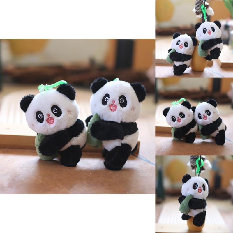 Keychain Panda Plush Adorable Soft Stuffed Animal Bag Toy Cute Charm_voghion.com