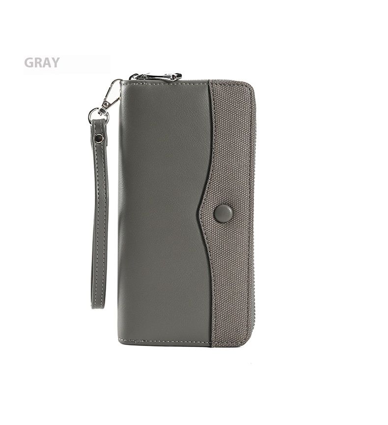 2024 New Long Zipper Women's Handbag Large Capacity Wallet Versatile Phone Bag_voghion.com