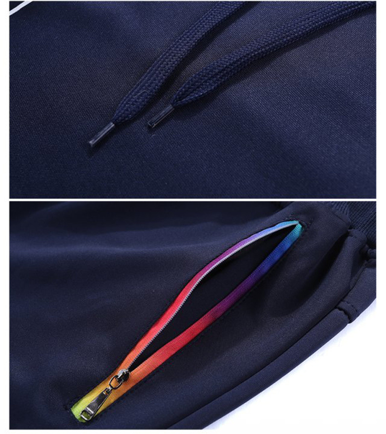 Conjunto de outono masculino 2023, nova moda coreana, conjunto esportivo casual masculino, manga comprida, conjunto de duas peças_voghion.com