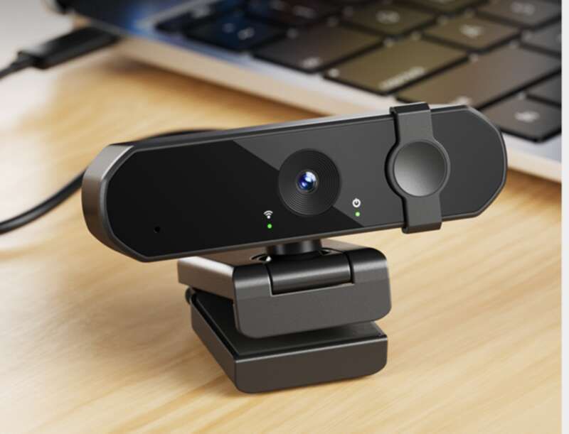 Direktesending: HD-datamaskinwebkamera, bærbar PC, nettbasert undervisning på stasjonær datamaskin, opptaksprøve på høyere nivå, ny test, mikrofon, ekstern USB-tilkobling_voghion.com