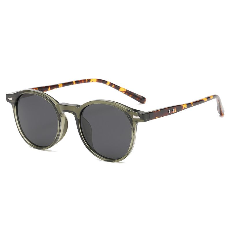 TR90 polarized suitable for women with faces, square circles, small frame glasses. Men's trendy and high-end sunglasses_voghion.com