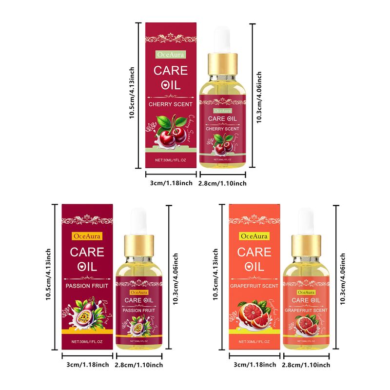 Serie di oli essenziali per la cura femminile OCEAURA, delicatamente nutriente e idratante, detergente e ammorbidente per il corpo._voghion.com