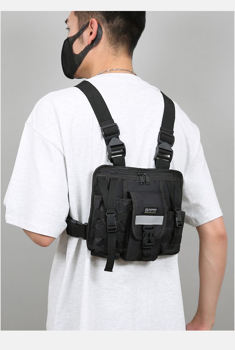 Tactical Functional Backpack 2025 New Trend Fashion Multifunctional Breast Bag Outdoor Mountaineering Casual Tooling Bag_voghion.com