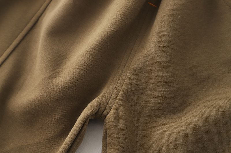 Abbigliamento per bambini primavera e autunno 2025, versione coreana, colletto ribaltabile, casual, felpa con cappuccio e orso, manica lunga, due pezzi_voghion.com