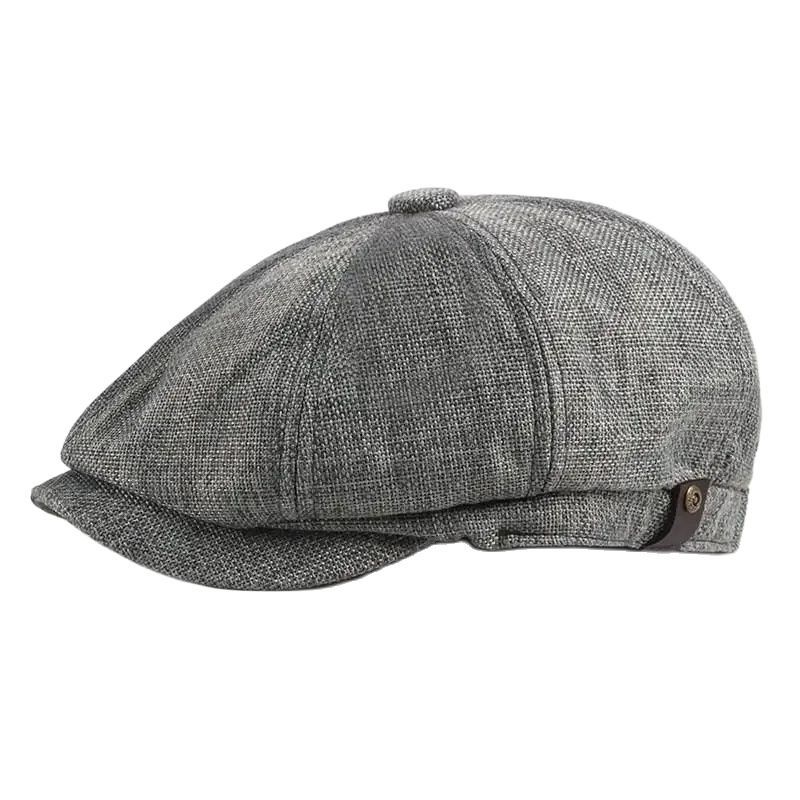 Nuovi arrivi Primavera Poliestere Mesh Newsboy Caps Berretto con visiera piatta Uomini e donne Pittore Basco Cappelli 10_voghion.com