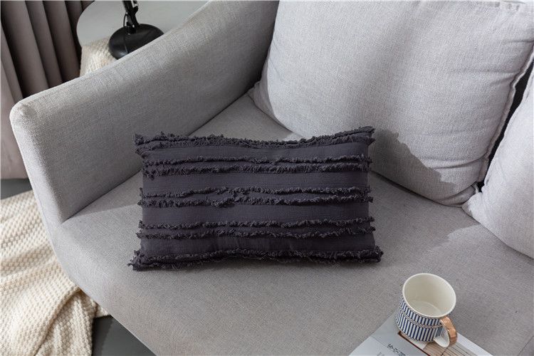 Nou Nordic bumbac in tridimensional plush ciucure jacquard model cameră canapea pernă acoperi Home decorare față de pernă_voghion.com