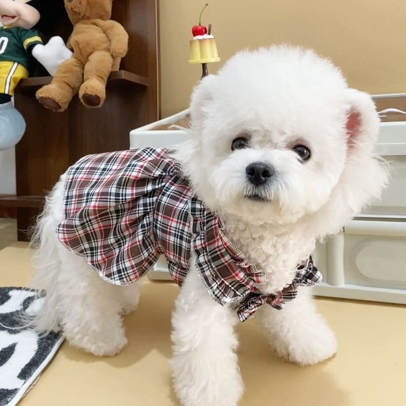 Hundekleidung Prinzessin Teddy Bichon Pommerschen Kleine Hunde Katzen Neues Haustierkleid_voghion.com