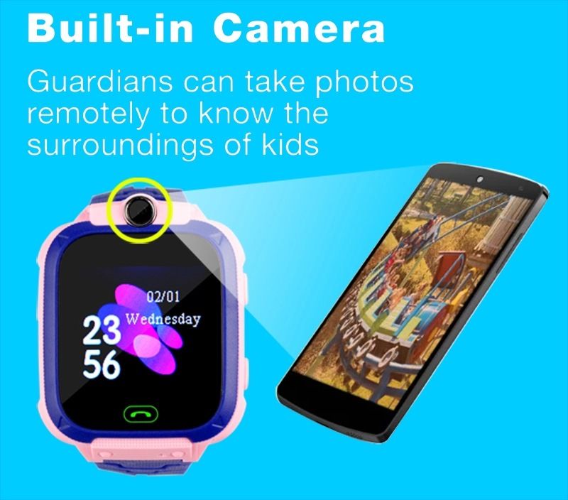 Mãe e filhos 4G multi idioma Q12B câmera à prova d'água vídeo Q19 chamada GPS infantil posicionamento inteligente telefone relógio_voghion.com