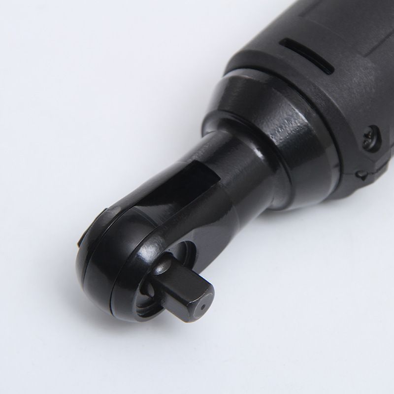 25V Cordless Electric Ratchet Wrench With Rechargeable Lithium Battery, 90° Right Angle Design For Auto Repair, Industrial Assembly & Stage Rigging_voghion.com