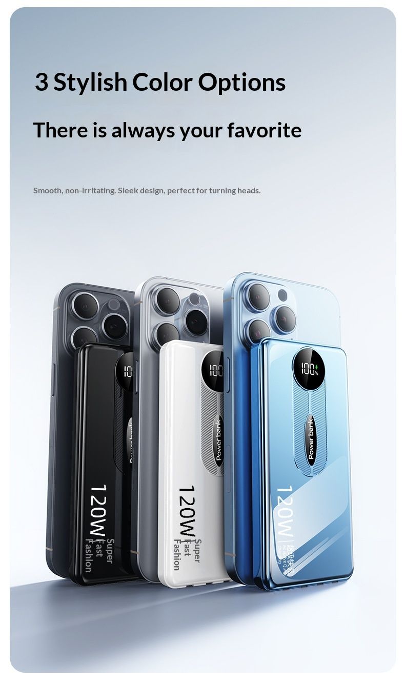 50704555550<=3 Cross-borer Neues Modell Kundenspezifische große Kapazität Teilen Eingebautes Kabel Superschnelles Laden 66W Powerbank 20k Tatsächlich_voghion.com