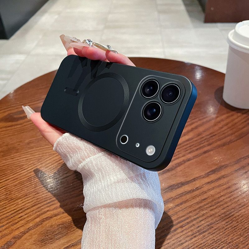 Mobiele telefoonhoesje voor Apple 17 16 15 14 13 12 ProMax Ultradun mat voor iPhone 16/17Pro Magnetisch draadloos opladen 15 Mat Anti-val_voghion.com