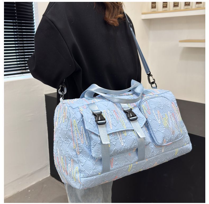 Borsa da viaggio portatile leggera e di grande capacità Binshe Man, per sport, palestra, viaggi e pendolarismo, con separazione tra asciutto e bagnato_voghion.com