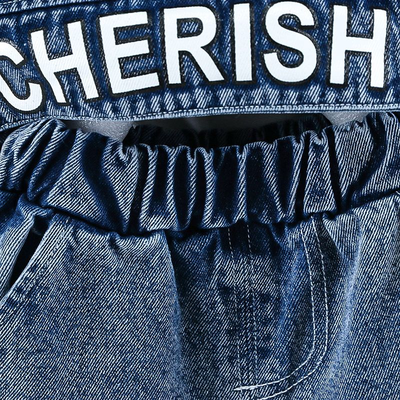 Haine pentru bebeluși, primăvară, toamnă, costum rupt, jachetă din denim, vestă cu glugă, cămașă + pantaloni, set 3 piese_voghion.com