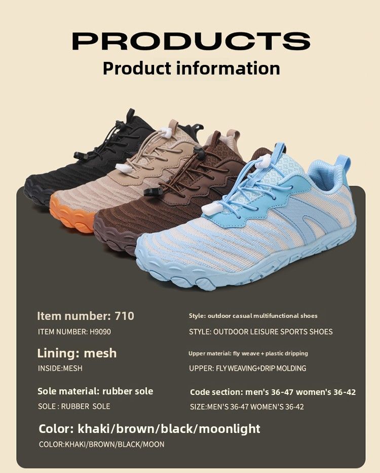 Scarpe da trekking da uomo di grandi dimensioni, scarpe da trekking per esterni, scarpe da trekking per torrenti, scarpe da alpinismo multifunzionali_voghion.com