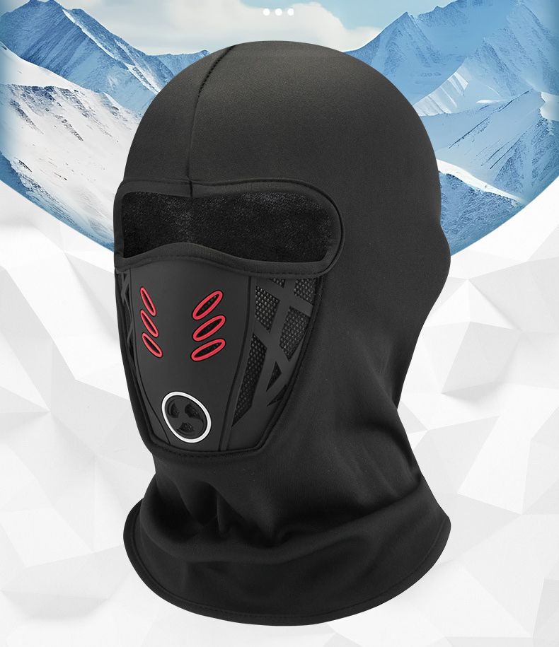 Maschera invernale calda foderata in pile per uomo, fodera per casco da moto elettrica, cappello da sci integrale antifreddo_voghion.com