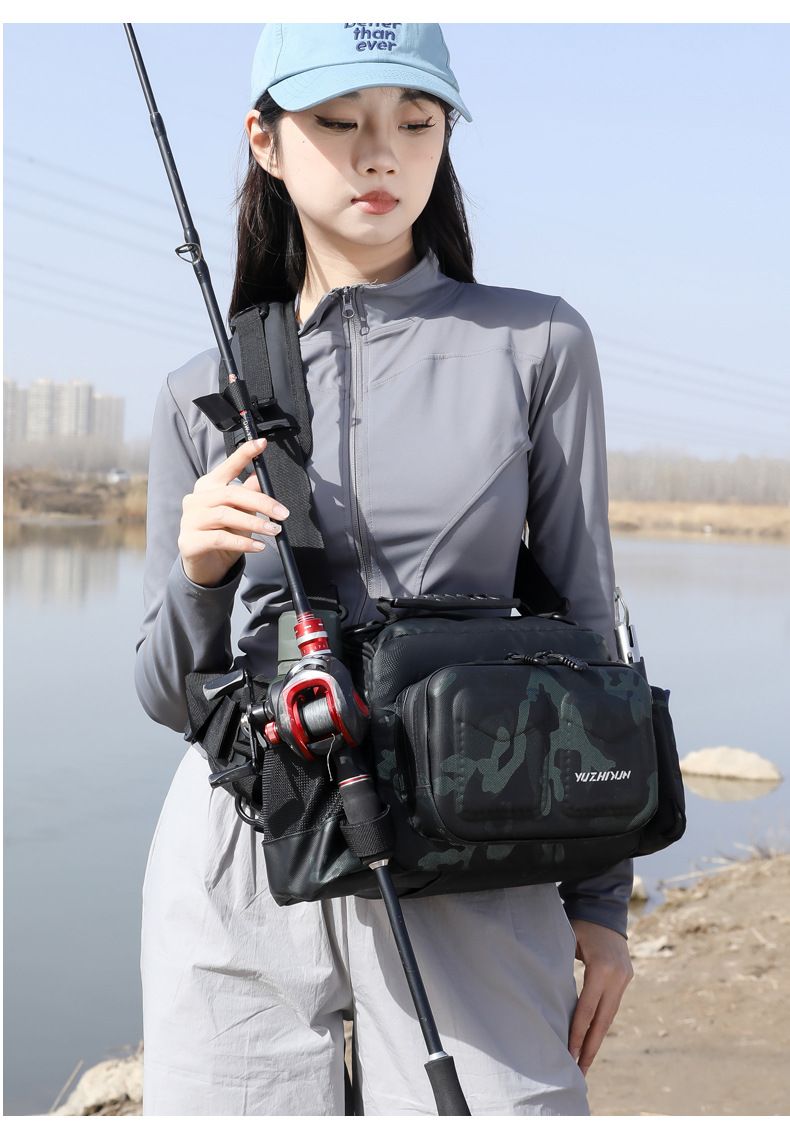 Borsa a tracolla portatile da esterno multifunzionale da pesca, nuova borsa a tracolla impermeabile per esche_voghion.com