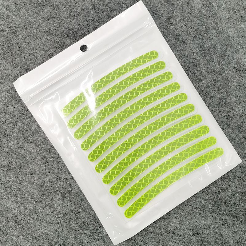 Autocollants réfléchissants pour roues de voiture, bandes réfléchissantes pour décoration de jantes de pneus de moto et de vélo_voghion.com