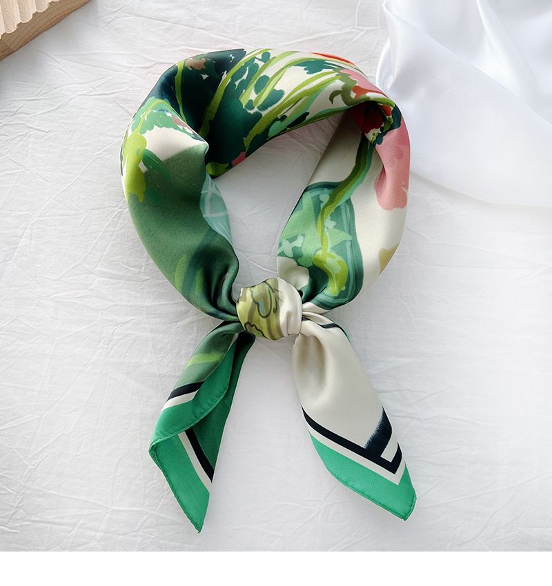 Ölgemälde Damen 70 Quadrat geeignet für Frühling und Sommer, gepaart mit Hemd, Nackenschutz, multifunktional_voghion.com