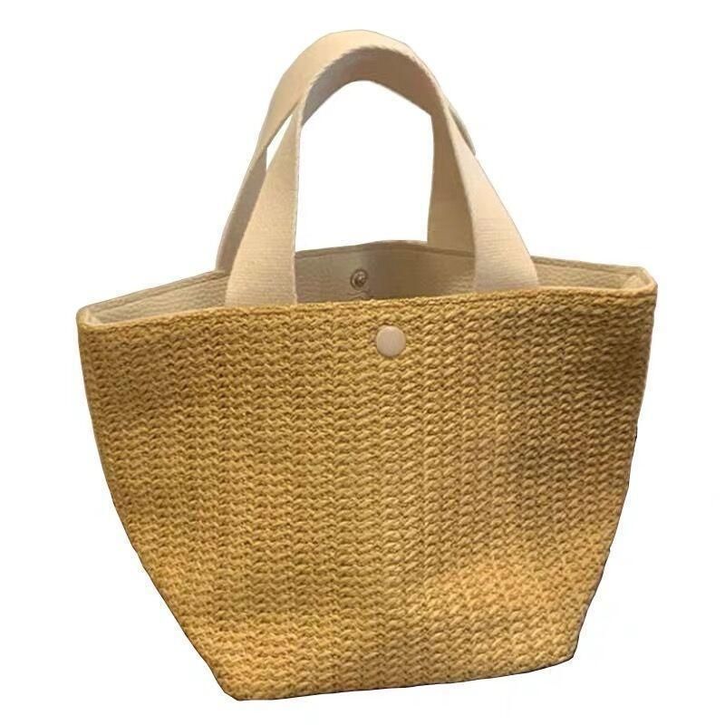 2020 New Trendy Internet Celebrity Beach Summer Vacation Versatile Bag Handbag Straw Woven Shengzhi_voghion.com
