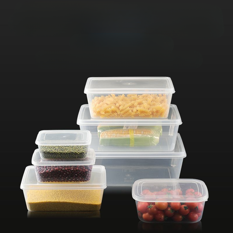 Rectangular Thickened Grade PP Fresh-Keeping Plastic Fruit Meat Food Refrigerator Box Refrigerated Storage Container_voghion.com