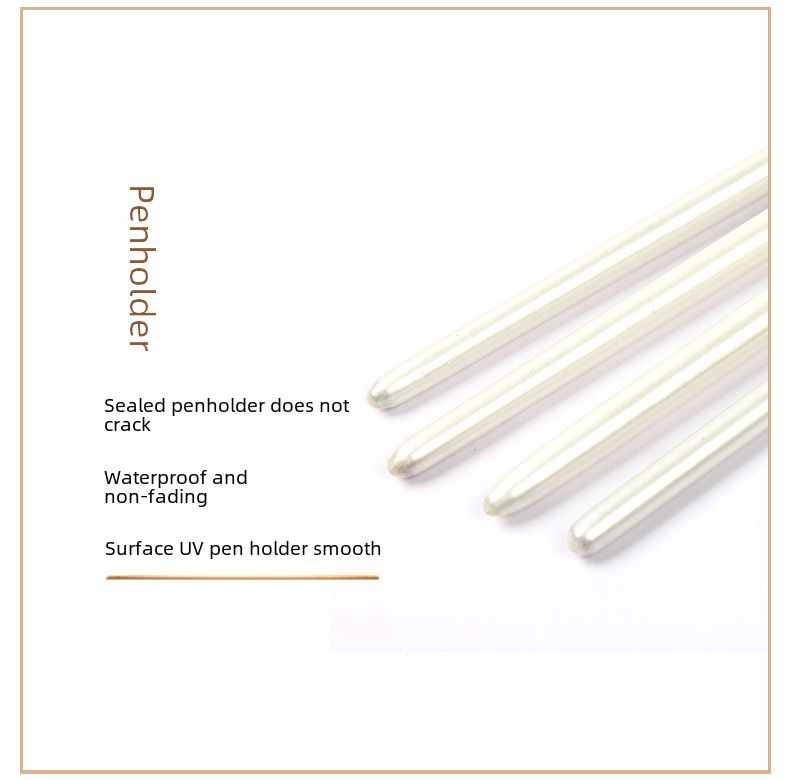 12 stück set perlweiß spitzpinsel nylon wolle pinsel acryl aquarell stift kunstbedarf großhandel_voghion.com
