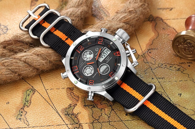 Military Army Watches Men Analog Digital Quartz Hour Date Dual Display Man Waterproof Sport Wrist Watch_voghion.com