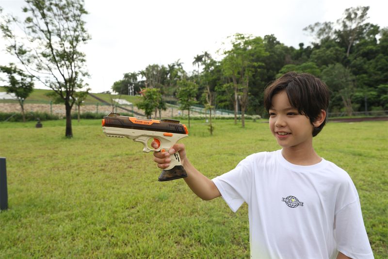 Pistolet à eau électrique Nouveau pistolet à eau Pistolet à rafale électrique Pistolet à eau jouet transfrontalier Pistolet à eau_voghion.com