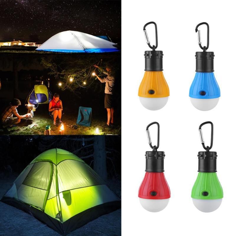 Portable Camping Light Tent Hanging Lamp With Hook LED Bulb Emergency Lamp 3 Lighting Modes Outdoor Night Working Trekki_voghion.com