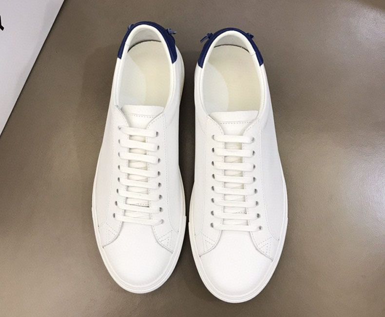 New Style Luxury Accessories Couple Style Lace-up White Sneakers Korean Version Breathable Casual Board Trendy Brand Men's Shoes_voghion.com