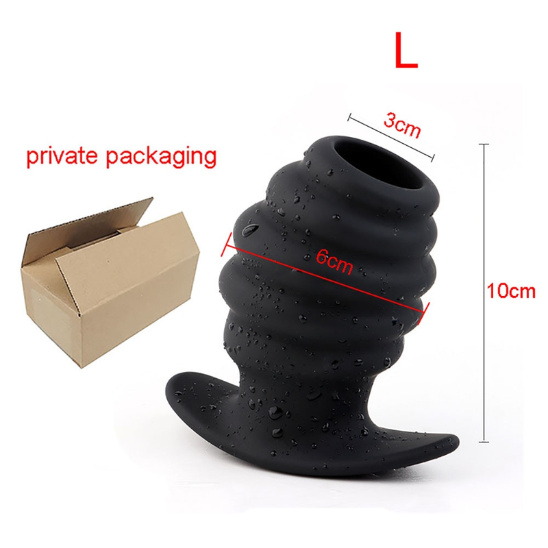 Hollow Con Tappo Speculum Clistere Dilatatore anale Butt Plug Massaggio prostatico Giocattoli adulti del sesso per le donne Uomini Gay Buttplug_voghion.com