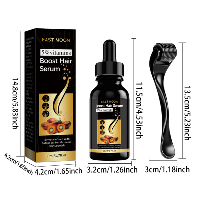 EAST MOON essence Anti cădere Îngrijire fermă, puternică, groasă și hrănitoare pentru rădăcinile dense_voghion.com