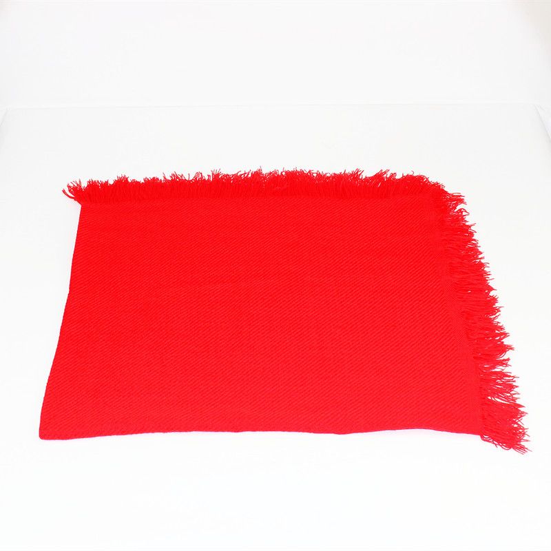 Ouderen Hoofddoek Herfst Winter Gebreid Middelbare Leeftijd Vrouwen Effen Kleur Vierkant Landelijk Oud-Modieus Warme Oma Sjaal_voghion.com