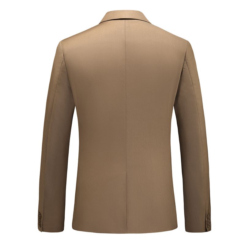 CT Ensemble deux pièces pour homme, tenue de soirée, coupe slim, costume d'affaires, neuf, violet, vert clair_voghion.com